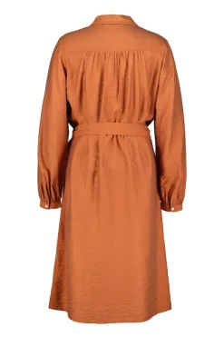 DiDi Dress Maya in Ginger brown- Jurken & Tunieken