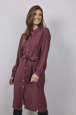 DiDi Dress Maya Red mahogany- Jurken & Tunieken
