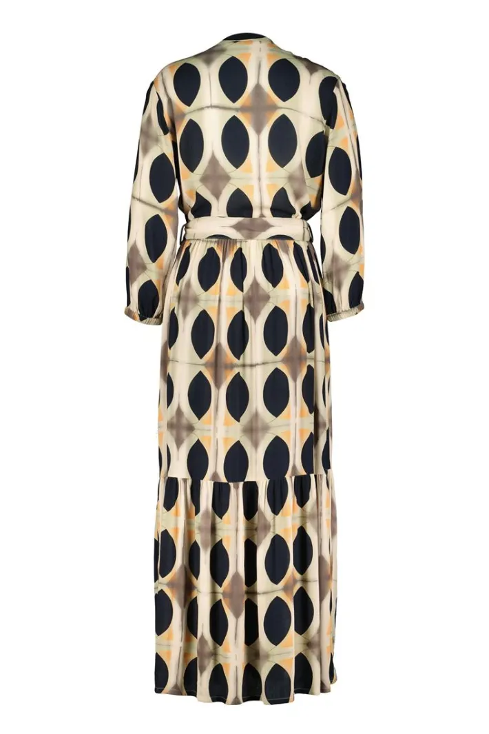 DiDi Dress Melody Sand with Monsoon print- Jurken & Tunieken
