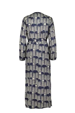 DiDi Dress Paz Dark blue Glow print- Jurken & Tunieken