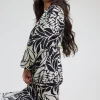 DiDi Dress Paz in black with Oasis print- Jurken & Tunieken