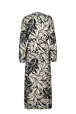 DiDi Dress Paz in black with Oasis print- Jurken & Tunieken