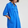 DiDi Dress Vulcano Ampora blue- Jurken & Tunieken