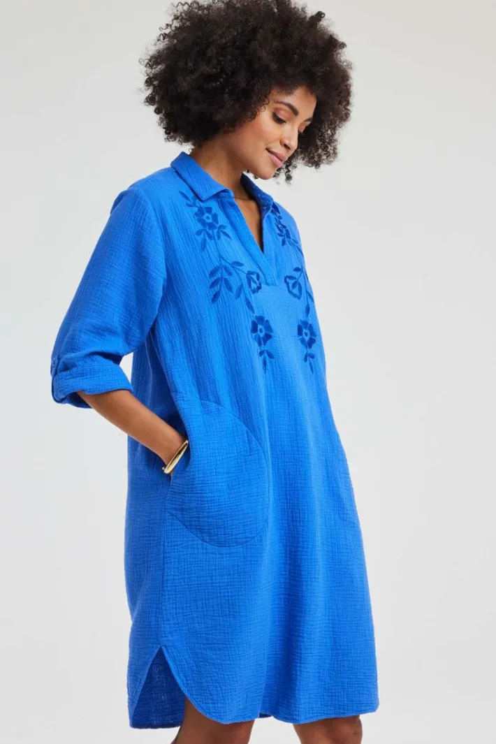 DiDi Dress Vulcano Ampora blue- Jurken & Tunieken