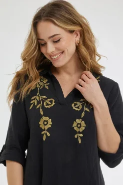 DiDi Dress Vulcano Black- Jurken & Tunieken