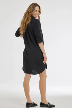 DiDi Dress Vulcano Black- Jurken & Tunieken
