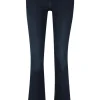 DiDi Flared denim pants dark blue- Denim | Lange Broeken
