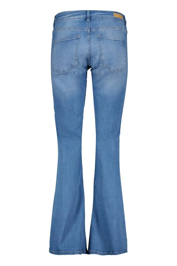 DiDi Flared denim pants mid blue- Denim | Lange Broeken