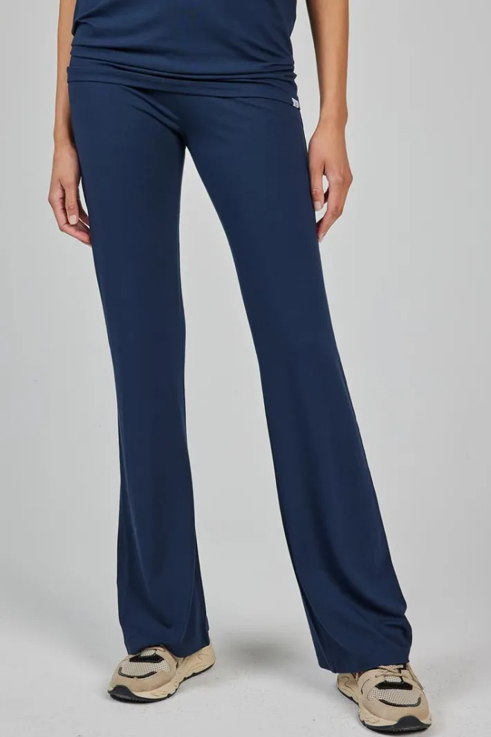 DiDi Flared leggings, donkerblauw- Leggings | Basics