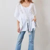 DiDi Kaftan Embro in Offwhite- Kaftans En Kimonos | Jurken & Tunieken
