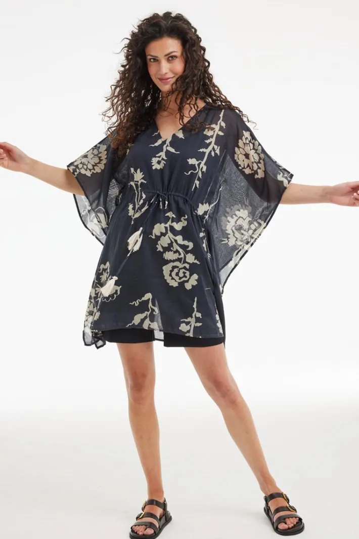 DiDi Kaftan Lagoon Bouquet hunt- Kaftans En Kimonos | Jurken & Tunieken