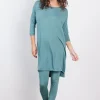 DiDi Legging Atlantic green- Basics | Lange Broeken