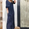 DiDi Loose dress Amore Dark blue- Basics | Jurken & Tunieken