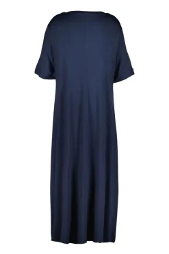 DiDi Loose dress Amore Dark blue- Basics | Jurken & Tunieken