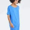 DiDi Loose dress Baya Ampora blue- Basics | Jurken & Tunieken