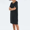 DiDi Loose dress Baya Black- Basics | Jurken & Tunieken