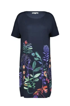 DiDi Loose dress Baya Botanic spice panel- Jurken & Tunieken