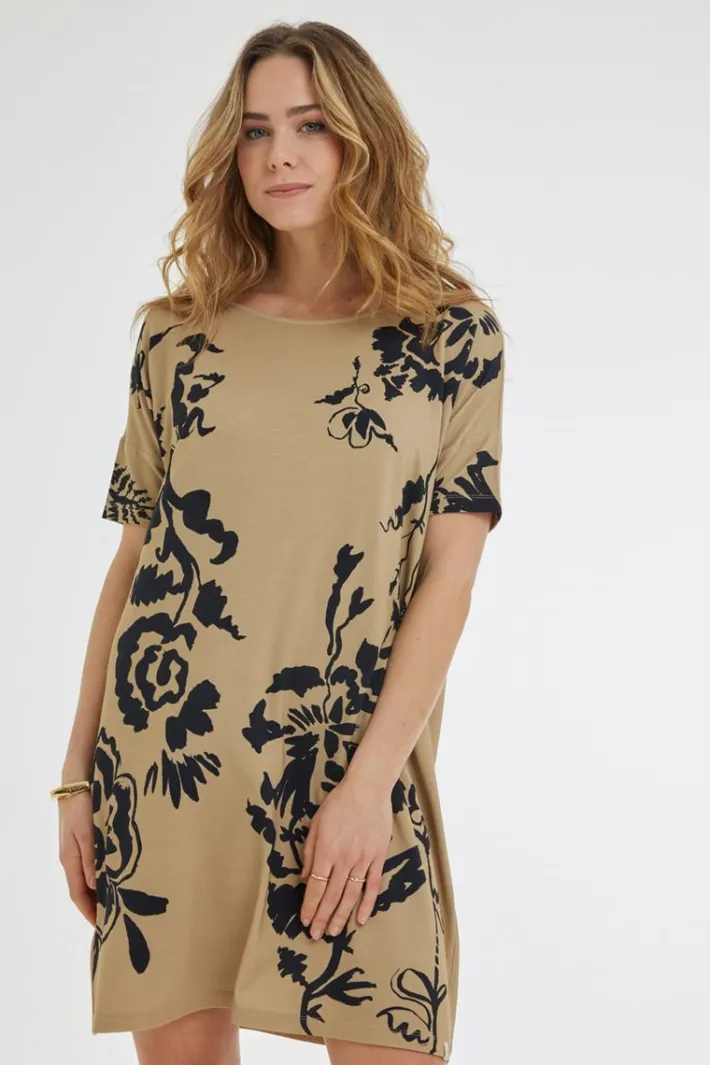 DiDi Loose dress Baya Bouquet panel- Jurken & Tunieken