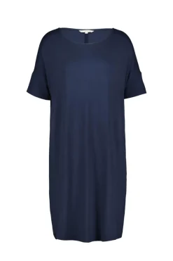 DiDi Loose dress Baya Dark blue- Basics | Jurken & Tunieken