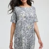 DiDi Loose dress Baya Pixel print- Jurken & Tunieken