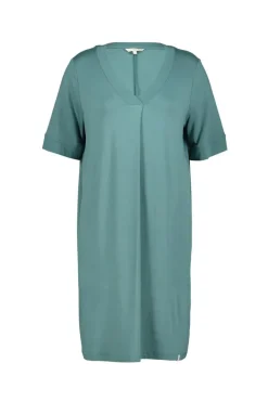 DiDi Loose dress Bisou Atlantic green- Basics | Jurken & Tunieken