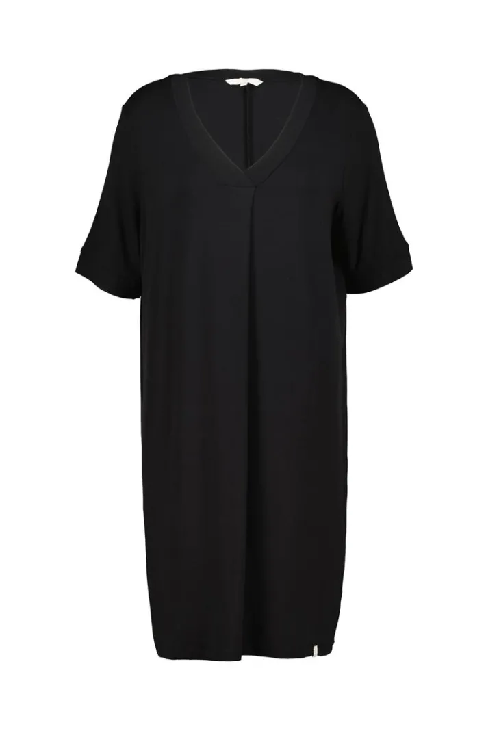 DiDi Loose dress Bisou Black- Basics | Jurken & Tunieken