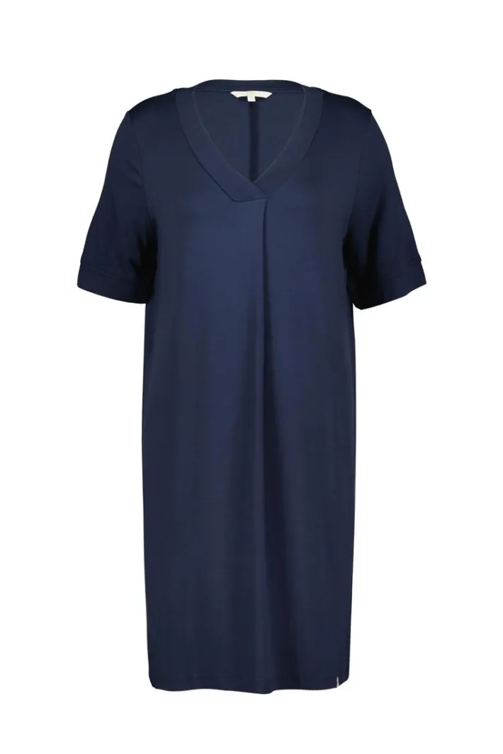 DiDi Loose dress Bisou Dark blue- Basics | Jurken & Tunieken