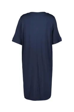 DiDi Loose dress Bisou Dark blue- Basics | Jurken & Tunieken