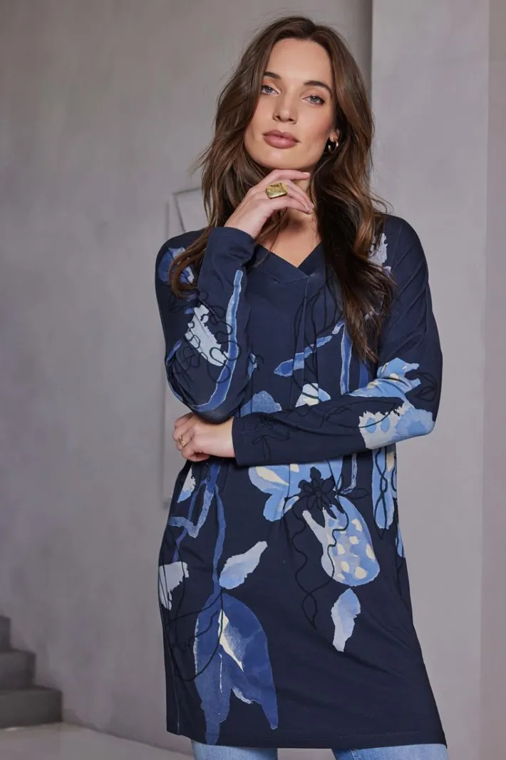 DiDi Loose dress Indy Ambiance print- Jurken & Tunieken
