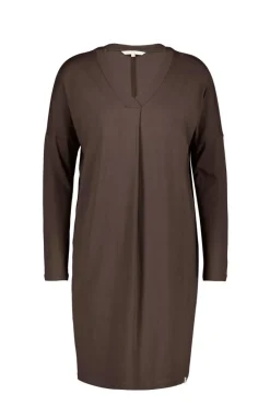 DiDi Loose dress Indy Dark chocolate- Basics | Jurken & Tunieken