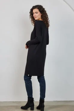 DiDi Loose dress Indy in Black- Basics | Jurken & Tunieken