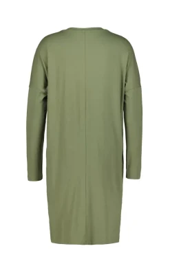 DiDi Loose dress Indy in Dusty olive- Basics | Jurken & Tunieken