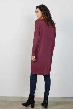 DiDi Loose dress Indy Red mahogany- Basics | Jurken & Tunieken