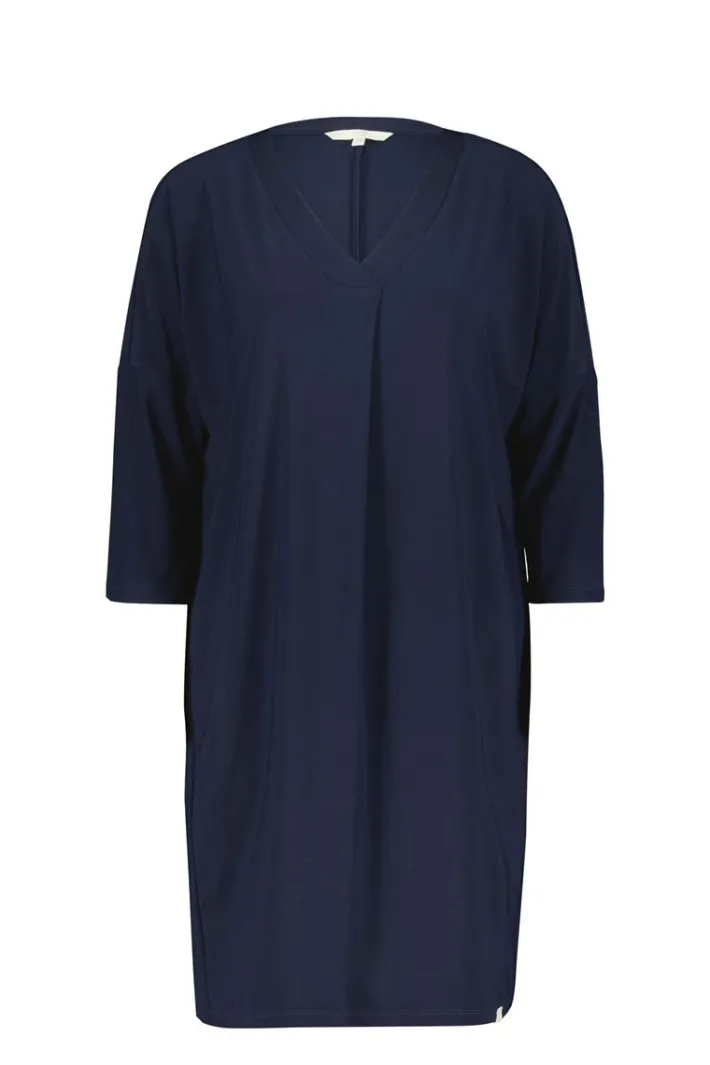 DiDi Loose dress Sandy Dark navy- Basics | Jurken & Tunieken