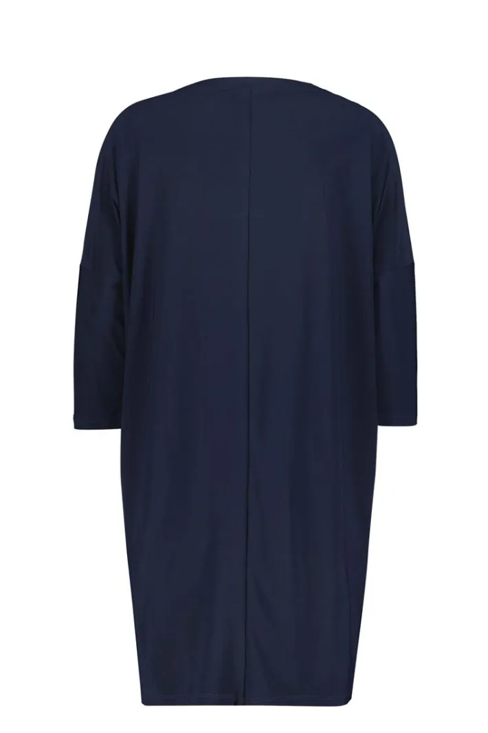DiDi Loose dress Sandy Dark navy- Basics | Jurken & Tunieken