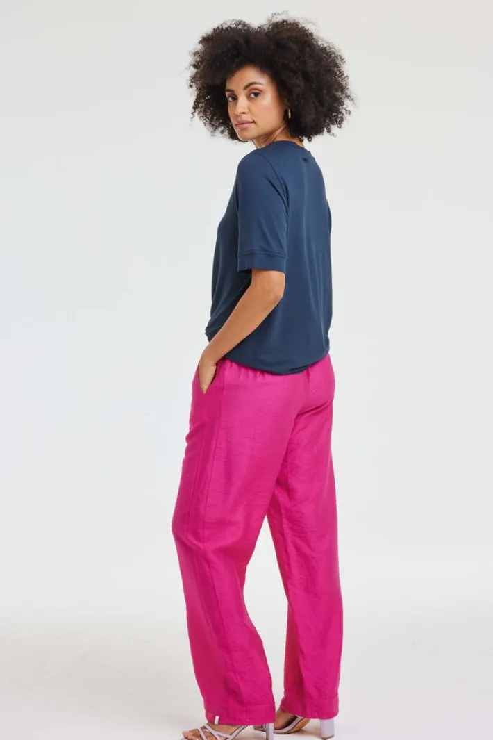 DiDi Loose tee Bacio Dark blue- Basics | T-shirts & Tops
