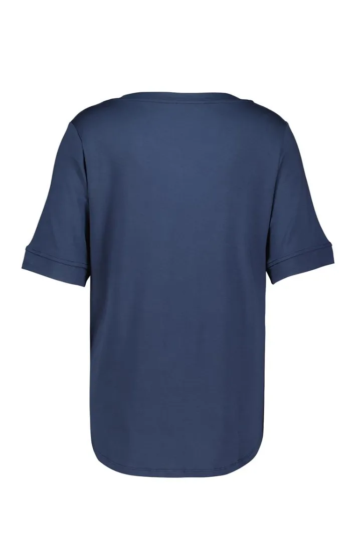 DiDi Loose tee Bacio Dark blue- Basics | T-shirts & Tops