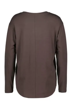 DiDi Loose tee Cindy Chocolate brown- Basics | T-shirts & Tops