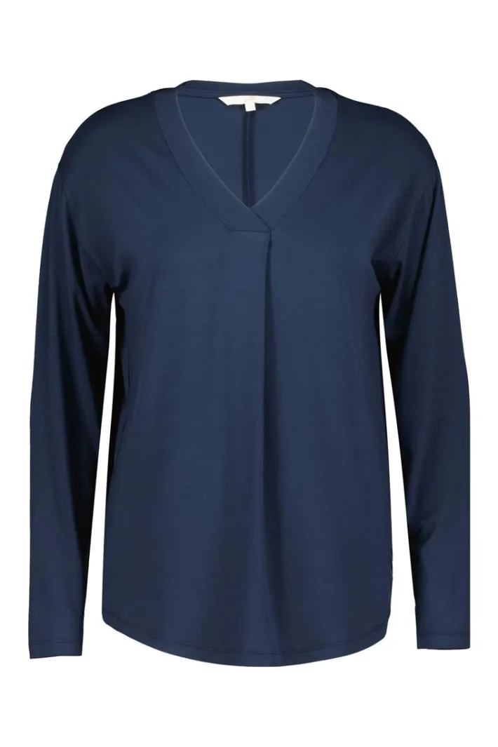 DiDi Loose tee Cindy Dark blue- Basics | T-shirts & Tops