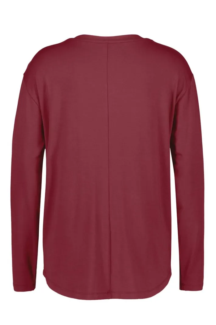 DiDi Loose tee Cindy Red mahogany- Basics | T-shirts & Tops