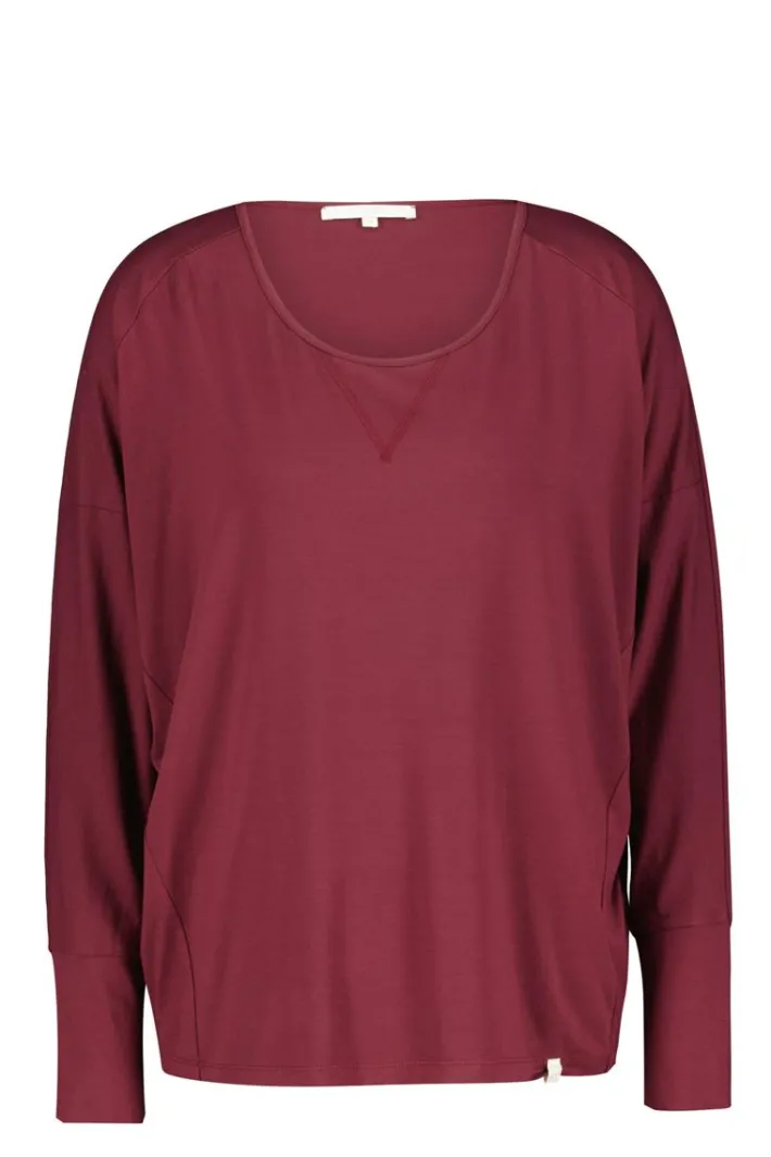 DiDi Loose tee Cozy in Mahogany red- Basics | T-shirts & Tops