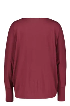 DiDi Loose tee Cozy in Mahogany red- Basics | T-shirts & Tops
