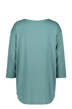 DiDi Loose tee crew 3/4 sleeves Atlantic green- Basics | T-shirts & Tops