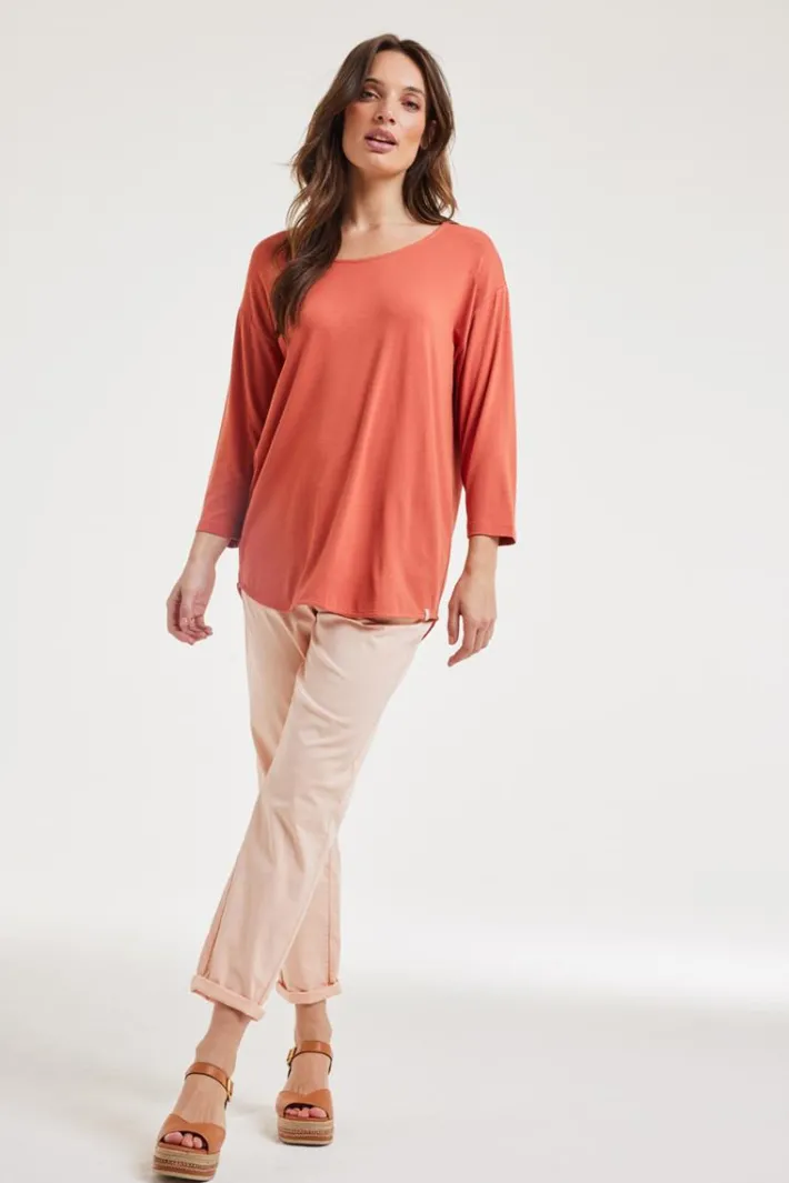 DiDi Loose tee crew 3/4 sleeves Bruschetta- Basics | T-shirts & Tops