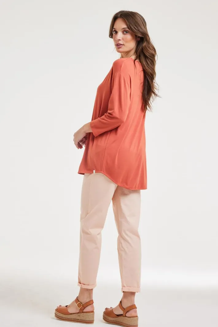 DiDi Loose tee crew 3/4 sleeves Bruschetta- Basics | T-shirts & Tops
