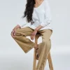 DiDi Loose tee crew 3/4 sleeves Offwhite- Basics | T-shirts & Tops
