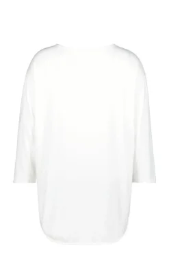 DiDi Loose tee crew 3/4 sleeves Offwhite- Basics | T-shirts & Tops