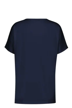 DiDi Loose tee Flow in dark blue- Basics | T-shirts & Tops