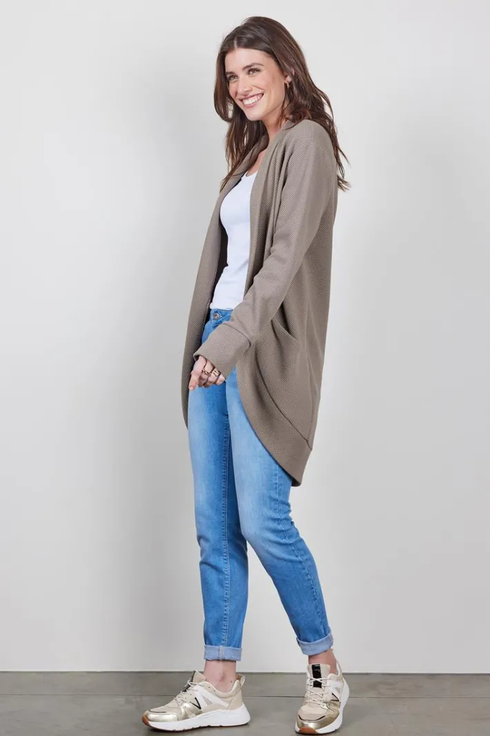 DiDi Loose vest Glory in fallen rock- Truien & Vesten