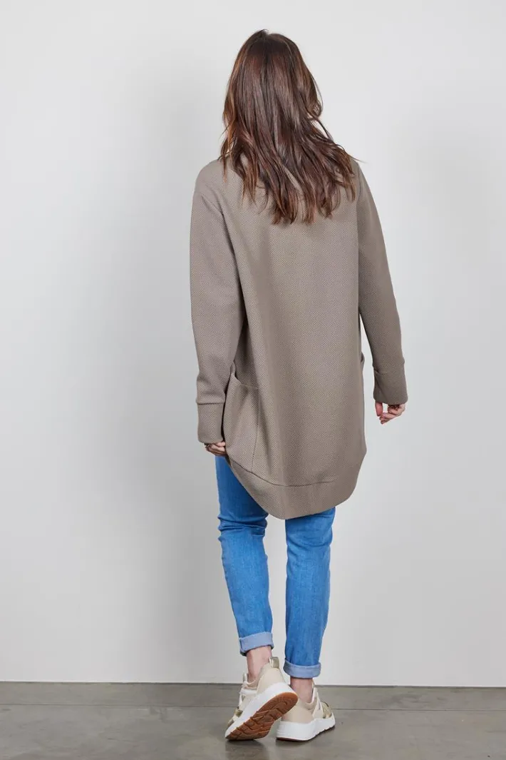 DiDi Loose vest Glory in fallen rock- Truien & Vesten